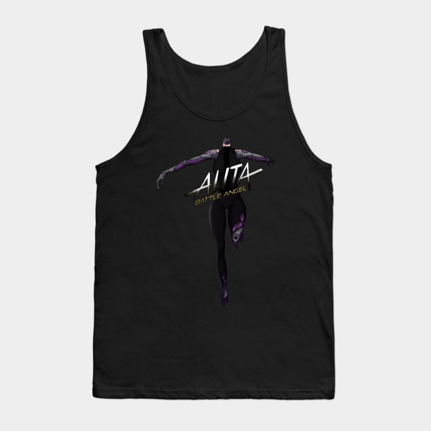 Alita Battle Angel Tank Top by polli000nulli